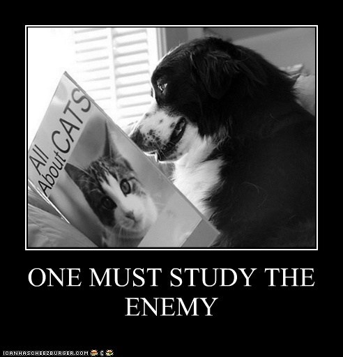 ONE MUST STUDY THE ENEMY