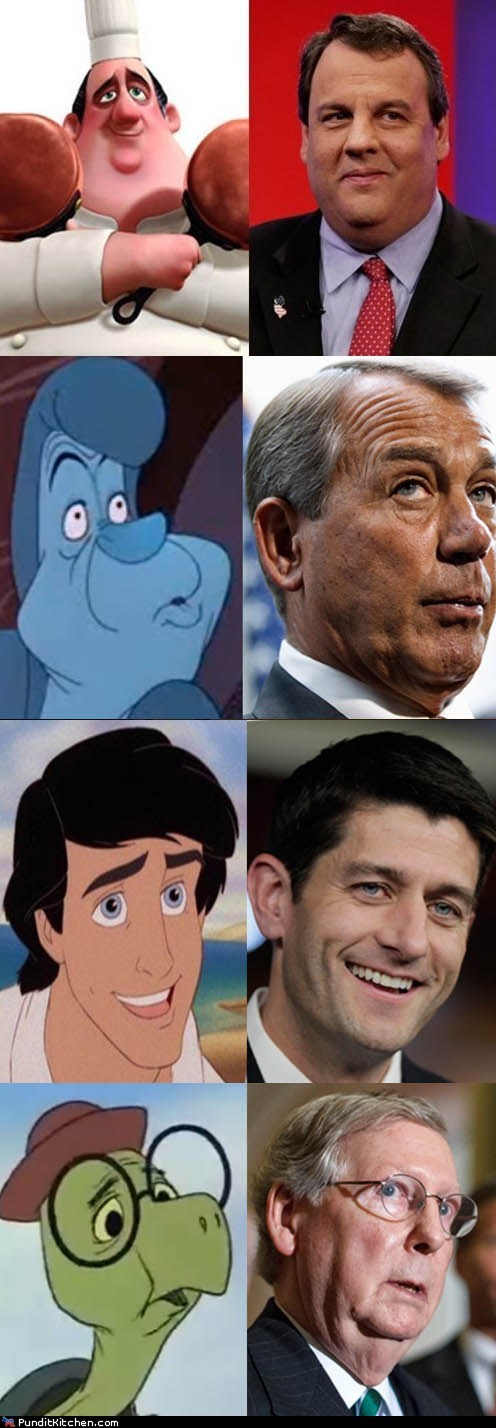 Politicians That Look Like Disney Characters
