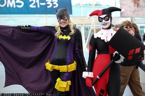 From SDCC: Batgirl & Harley