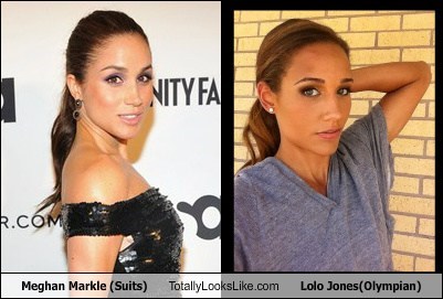 Meghan Markle (Suits) Totally Looks Like Lolo Jones (Olympian)