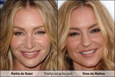 Portia de Rossi Totally Looks Like Drea de Matteo