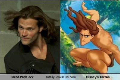 Jared Padalecki totally looks like Disney's Tarzan