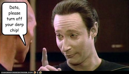 Mr. Data, Sometimes I Envy You