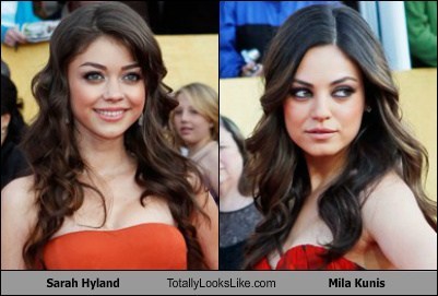 Sarah Hyland Totally Looks Like Mila Kunis