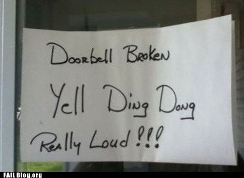 Doorbell FAIL