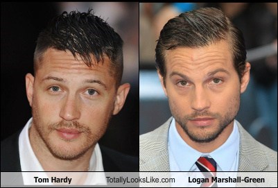 Tom Hardy Totally Looks Like Logan Marshall-Green