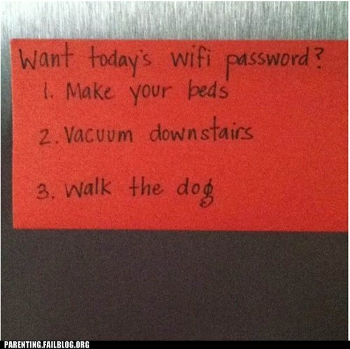 Parenting Fails: Well, I Didn't Need the Internet Today Anyway