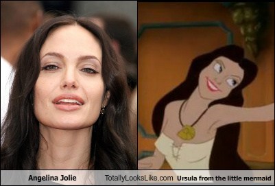 Angelina Jolie Totally Looks Like Ursula from The Little Mermaid