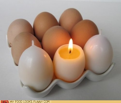 Egg Yolk Candles