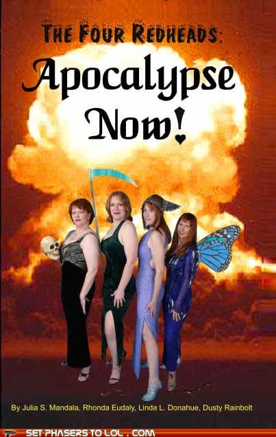 WTF Sci-Fi Book Covers: The Four Redheads: Apocalypse Now!