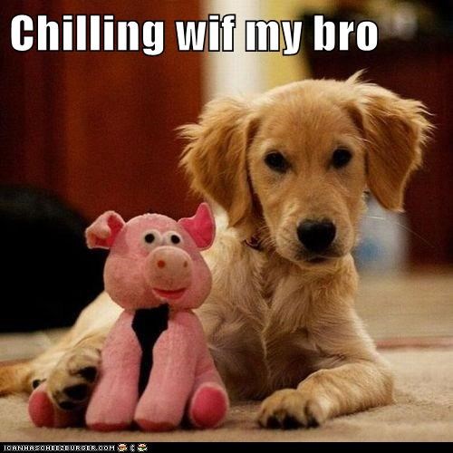 Chilling wif my bro