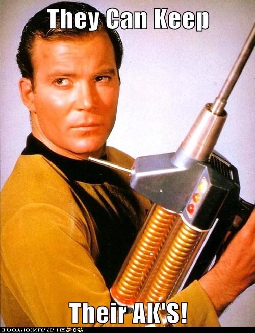 They're No Match for Guns Like These... And the Rifle Ain't Bad Either