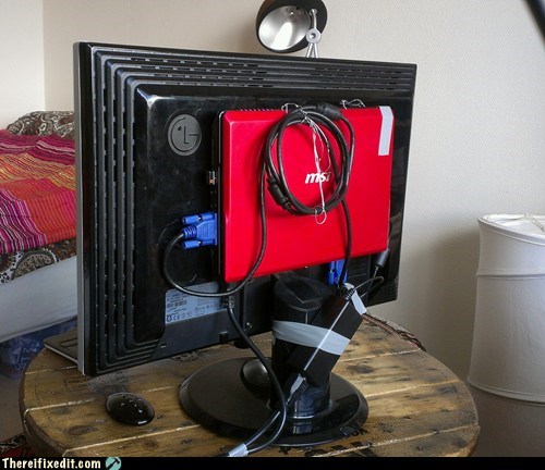 Half Laptop, Half Desktop