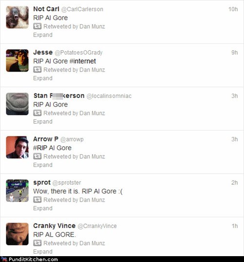Reports of His Demise Are Greatly Over-Tweeted