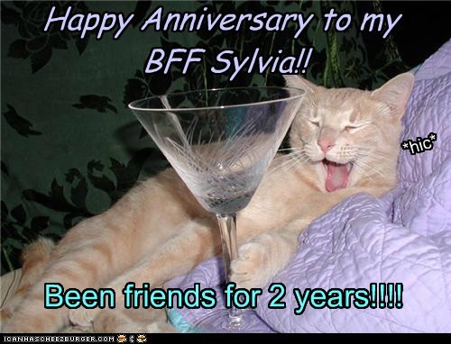 Happy Anniversary to my  BFF Sylvia!!