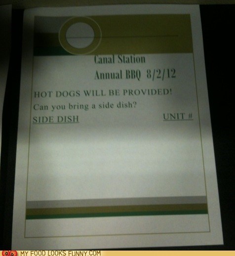 Hot Dogs are Sufficient