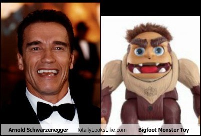 Arnold Schwarzenegger Totally Looks Like Bigfoot Monster Toy