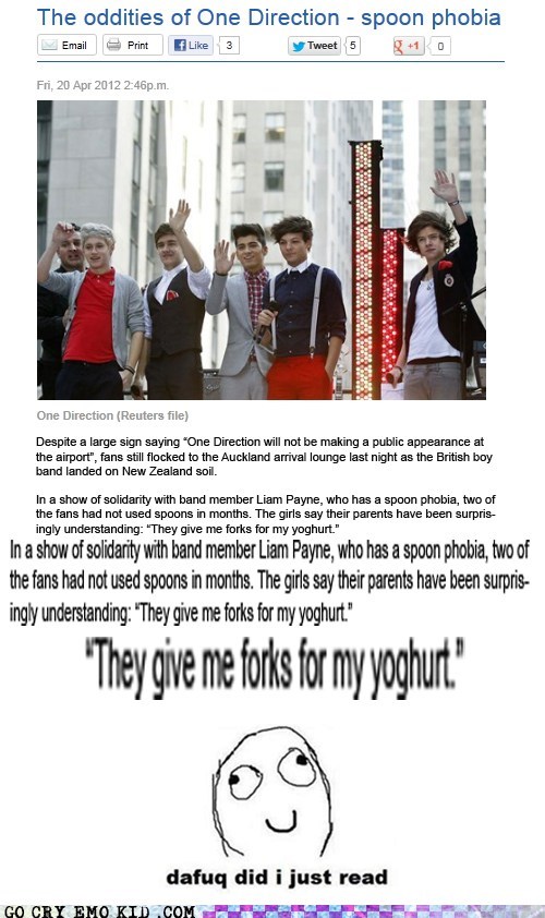 Who Has a Spoon Phobia? Good God.