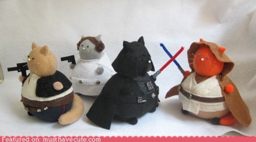 Must Have Cute: Star Wars Pincushion Cats