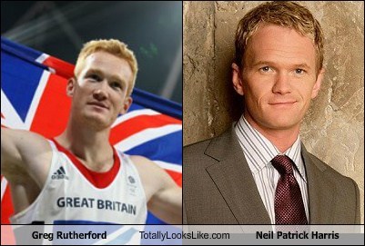 Greg Rutherford Totally Looks Like Neil Patrick Harris