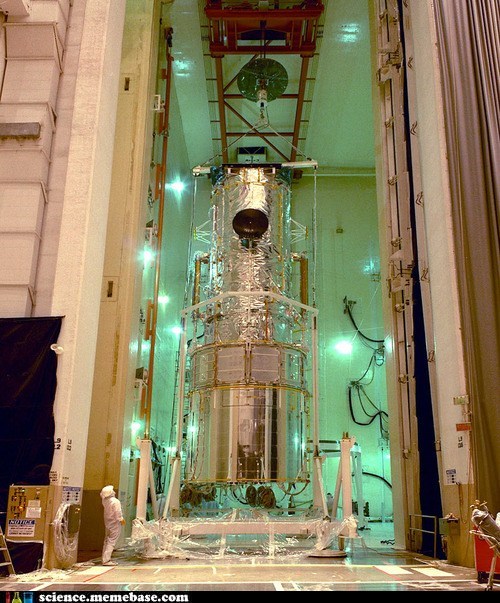 Hubble Telescope Under Construction