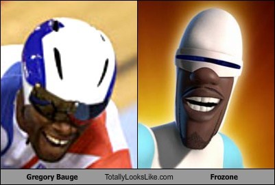 Gregory Bauge Totally Looks Like Frozone (The Incredibles)