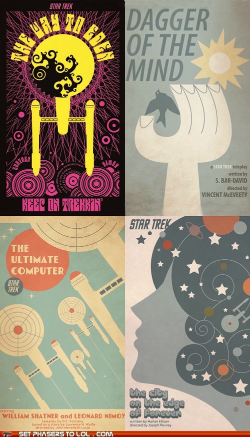 Retro "Star Trek" Posters