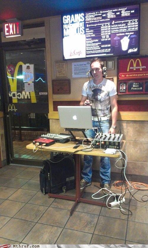DJ Diet Coke Spinnin' Fat Beats While You Order