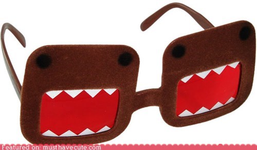 Domo Kun Fuzzy Glasses