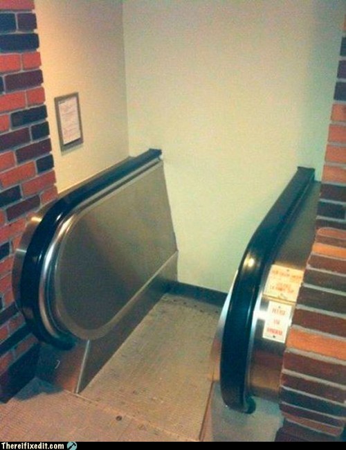Escalator Temporarily Wall