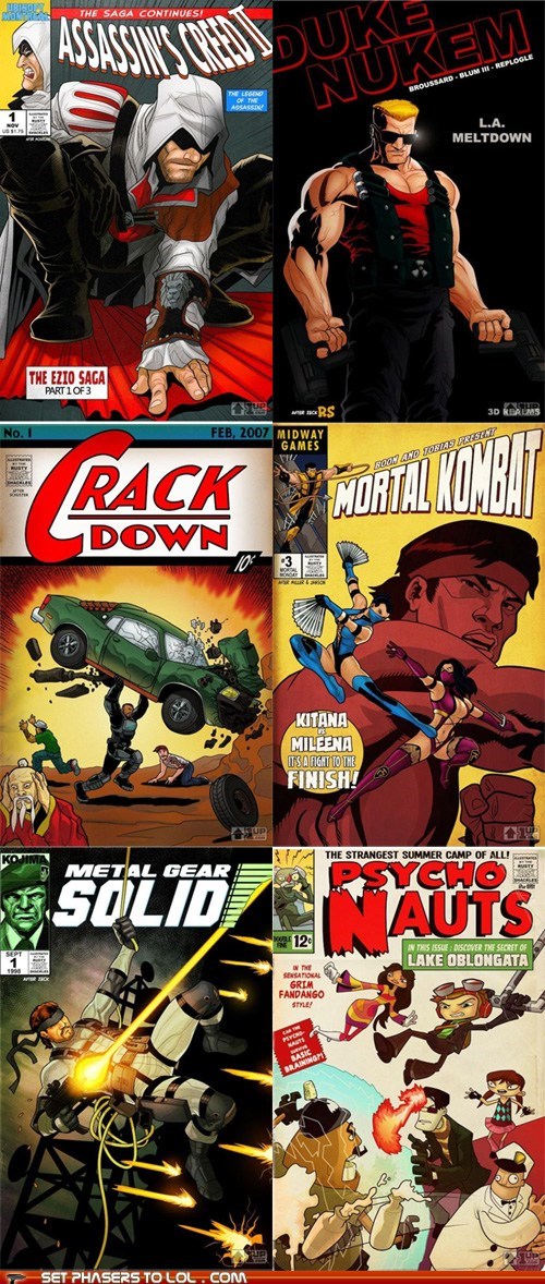 Video Games as Comic Books