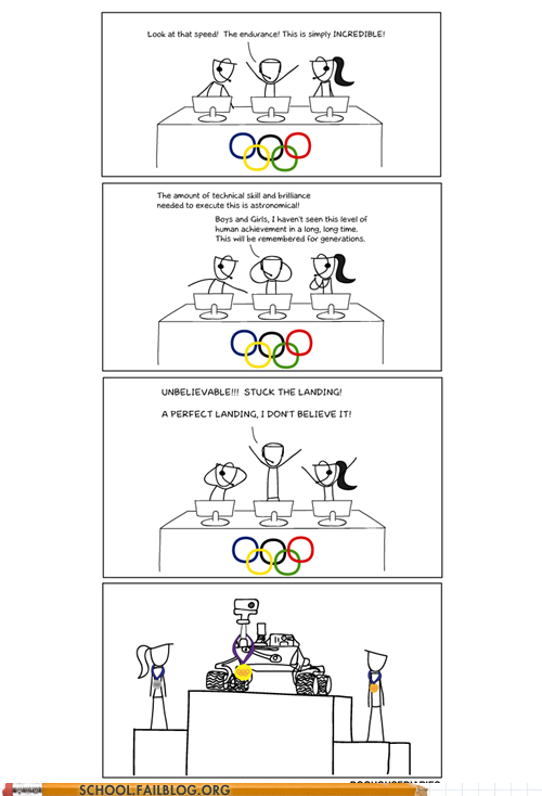 Mars Rover For the Gold!