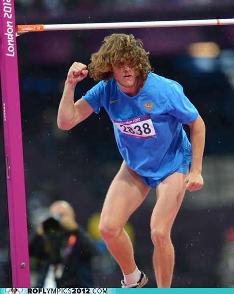 Russian High Jumper Loses Jersey, Wins Gold in a T-Shirt