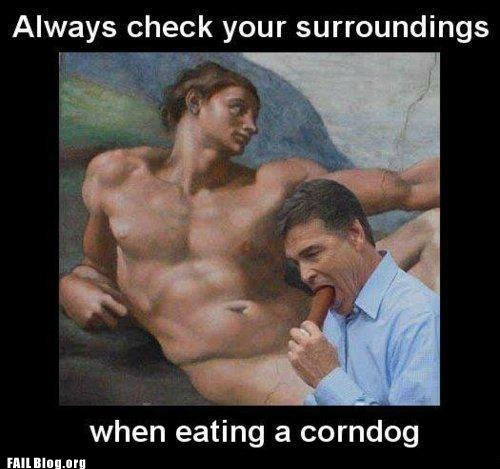 Eating a Corndog FAIL