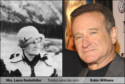 Mrs. Laura Rockefeller Totally Looks Like Robin Williams