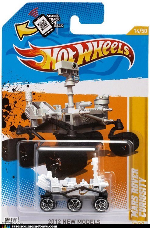 Hot Wheels on Mars