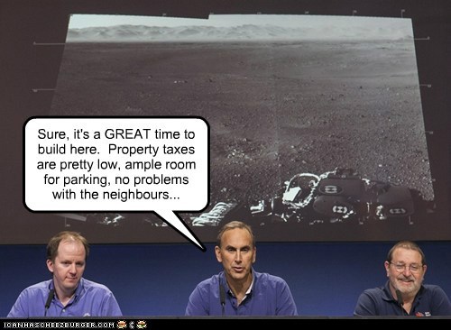 Real Estate on the Red Planet