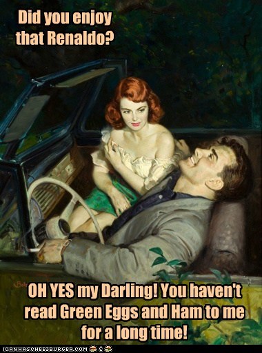 Would You? Could You? In a Car?