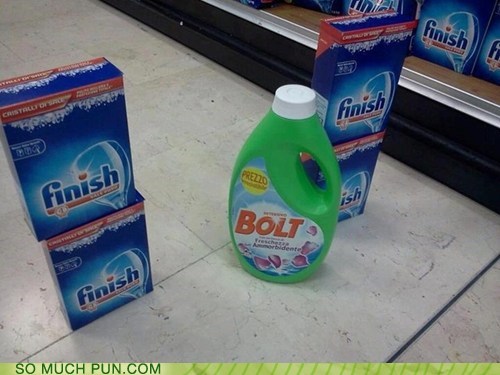 A Stunning Photo of Bolt Crossing the Finish Line