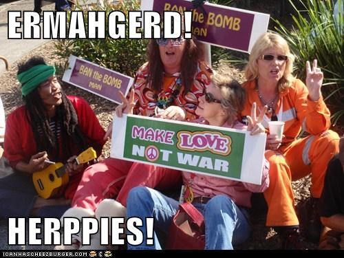 ERMAHGERD!  HERPPIES!