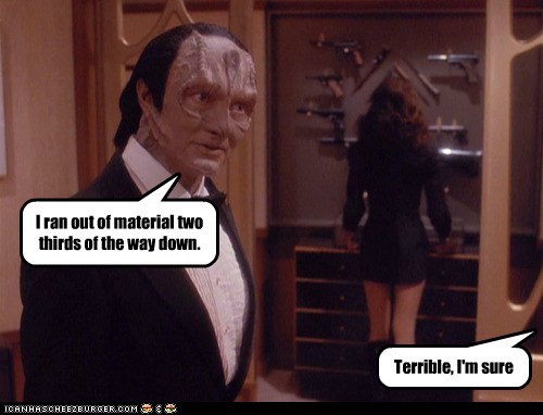 Garak.  Master Tailor.