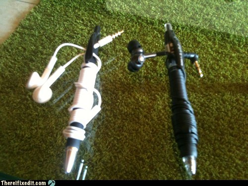 Tangled Headphones? No Problem!