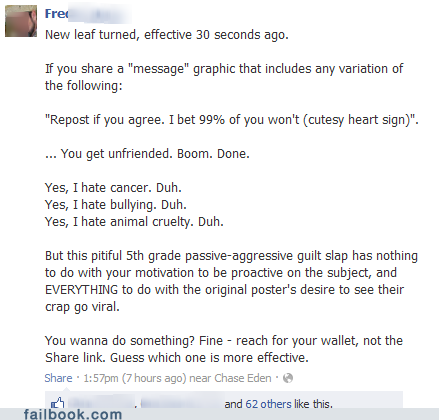 Why I Unfriended You