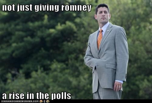 not just giving romney  a rise in the polls