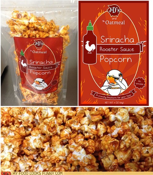 Sriracha Popcorn