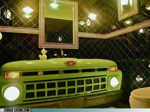 Truck Stop Bathroom