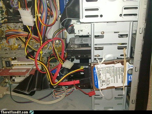 Installing a 2.5" HDD in an Old Desktop