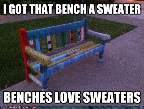 Benches Love Sweaters