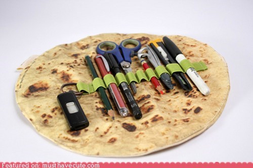 Pita Bread Pencil Roll
