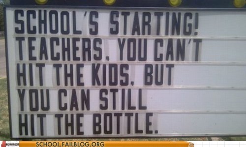 School of Fail: Time to Get Wasted